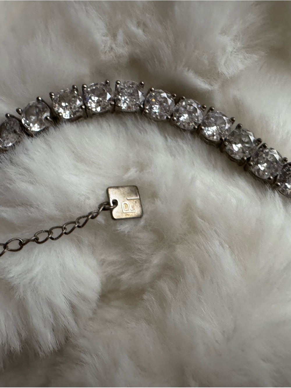 Park Lane Silver Bracelet with Clear Crystals